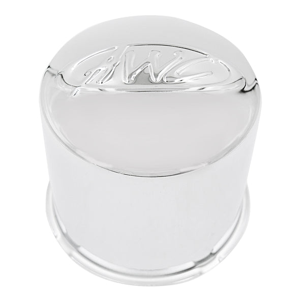 CP3300S (AWC Chrome Push Thru Cap 3.300 HUB FITS 5X4.5, 5X4.75, 5X5