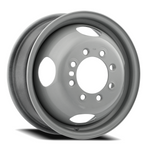 X-45282- Dual Light Truck Steel Wheel, 16"x6", 8x6.5, 5" Offset