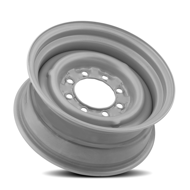 X-45337- Single Light Truck Steel Wheel, 16x7, 8x6.5, +.25" Offset